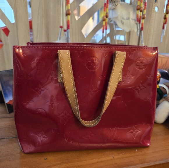 Louis Vuitton Cherry Red Mini Bag With Leather Straps - Picture 2 of 9